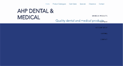Desktop Screenshot of ahpdentalmedical.com.au